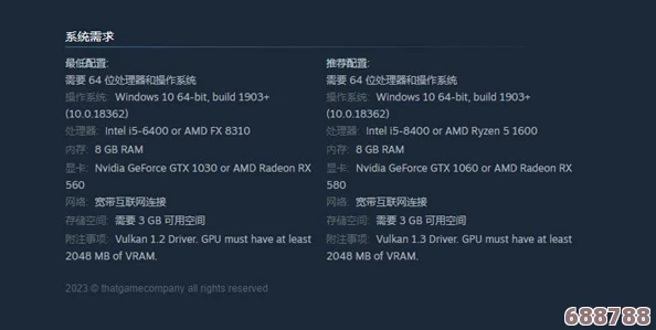 《光遇》Steam版登场!探索奇幻之旅的硬件配置全 《光遇》Steam版登场!探索奇幻之旅的硬件配置全