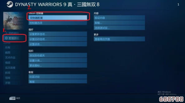 《真三国无双8》手柄操作失灵？一键解决教程，图文并茂轻松上手！