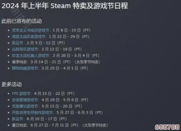 2024年Steam超值折扣盛宴，不可错过的打折日期大