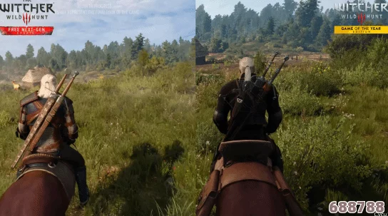 《巫师3》次世代版全面进化解析:原版与次世代的惊艳差异对比! 《巫师3》次世代版全面进化解析:原版与次世代的惊艳差异对比!