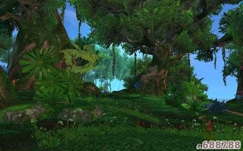 魔兽世界：瑞恩伍德巨树的隐秘之地，探索奇幻森林的壮丽坐标！