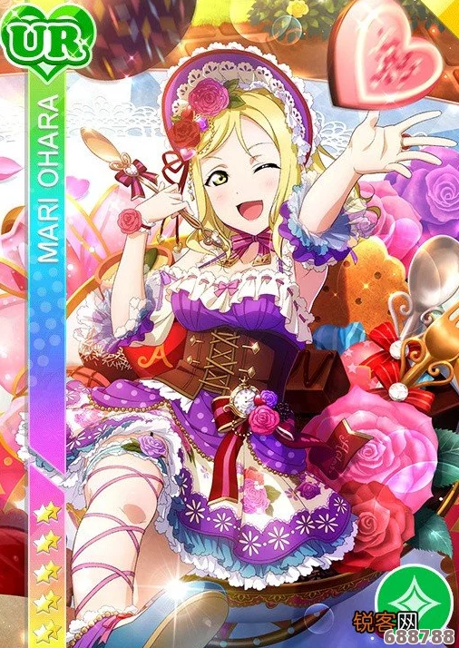 璀璨情人节限定！Lovelive!学园偶像祭水团小原鞠莉觉醒立绘绝美鉴赏盛宴