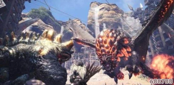 《怪物猎人世界》中爆鳞龙终极对决技巧，掌握策略轻松猎杀双鳞霸主！