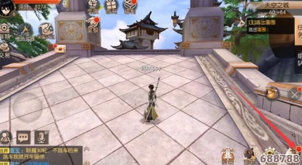 《九州天空城3D》深度攻略：羽芒角色宝石搭配与属性加点绝技，打造极致战力！
